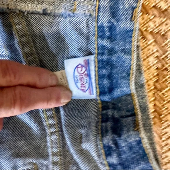 Vintage Disney Blue Denim Skirt with Mickey Embroidery Size XS - Picture 9 of 12